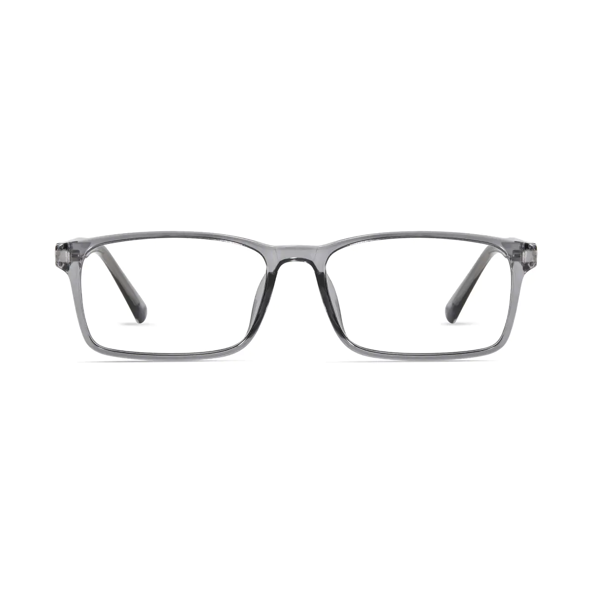 Rectangle Gray Eyeglasses