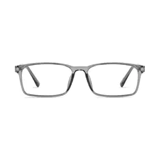 Rectangle Gray Eyeglasses