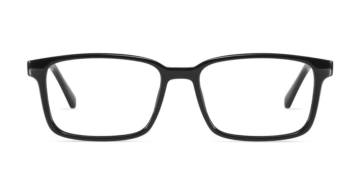 Rectangle Black Eyeglasses