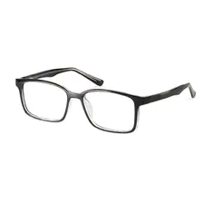 Rectangle Black/Clear Eyeglasses