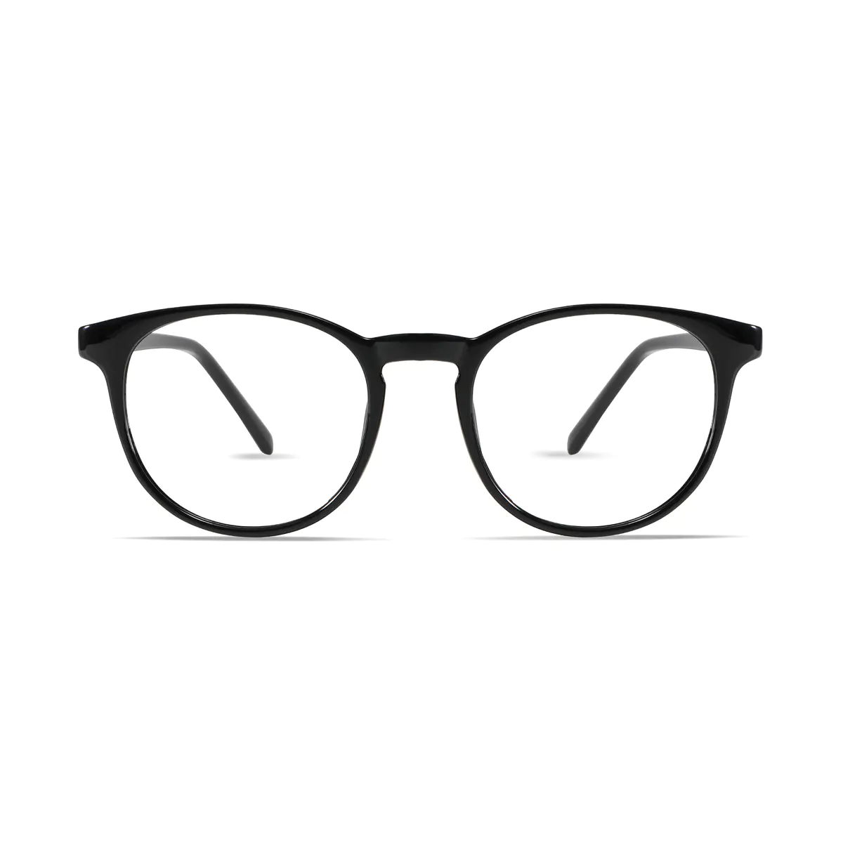 Oval Black Eyeglasses