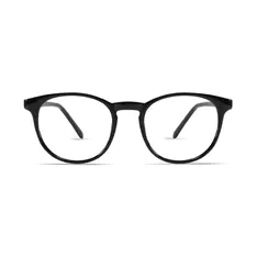 Oval Black Eyeglasses