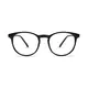 Oval Black Eyeglasses