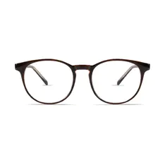 Oval Brown Eyeglasses