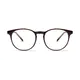 Oval Brown Eyeglasses