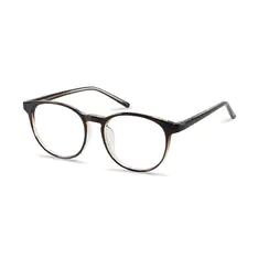 Oval Brown Eyeglasses