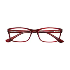 Rectangle Tortoiseshell/Red Eyeglasssess