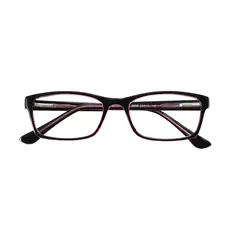 Rectangle Pink/Black Eyeglasssess