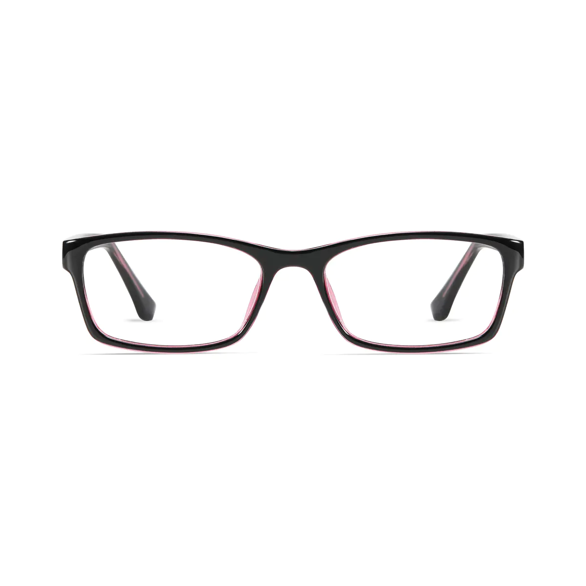 Rectangle Pink/Black Eyeglasssess