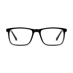 Rectangle Black/Clear Eyeglasses