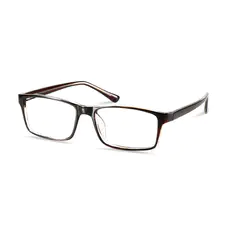 Rectangle Brown Eyeglasses