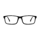 Rectangle Black Eyeglasses