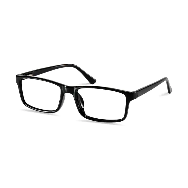 Rectangle Black Eyeglasses
