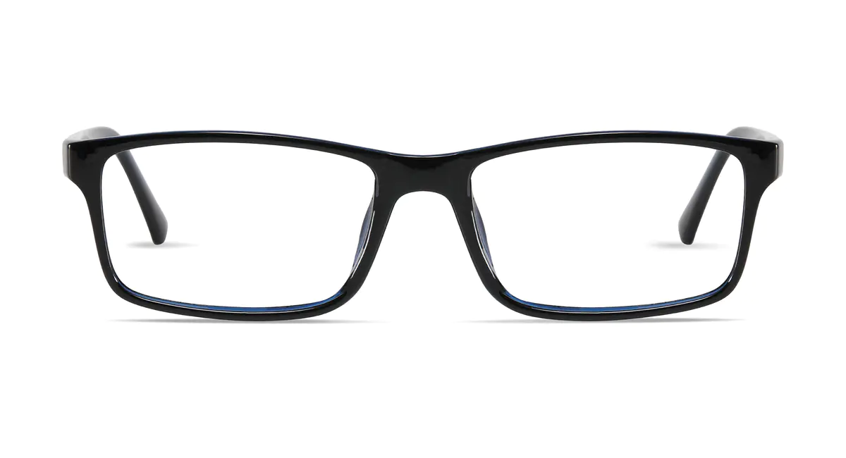 Rectangle Blue/Black Eyeglasses