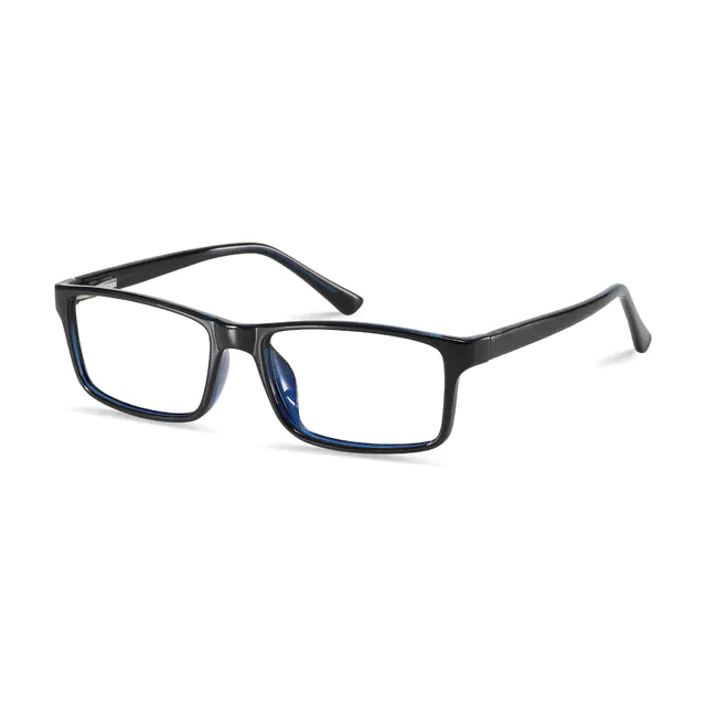 Rectangle Blue/Black Eyeglasses