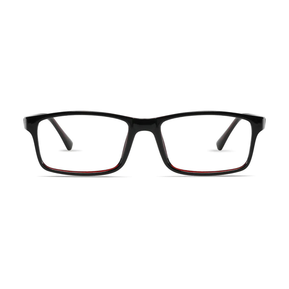 Rectangle Red/Black Eyeglasses