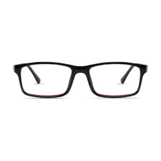 Rectangle Red/Black Eyeglasses