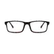 Rectangle Red/Black Eyeglasses