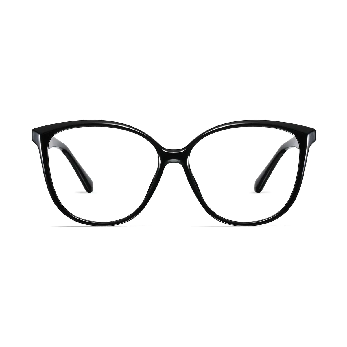 Oval Black Eyeglasses