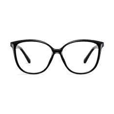 Oval Black Eyeglasses