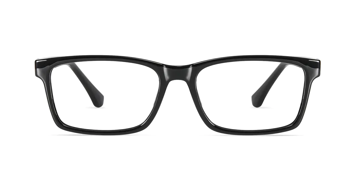 Rectangle Black Eyeglasses