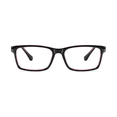 Rectangle Black/Pink Eyeglasses