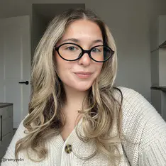 Oval Black Eyeglasses