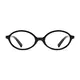 Oval Black Eyeglasses