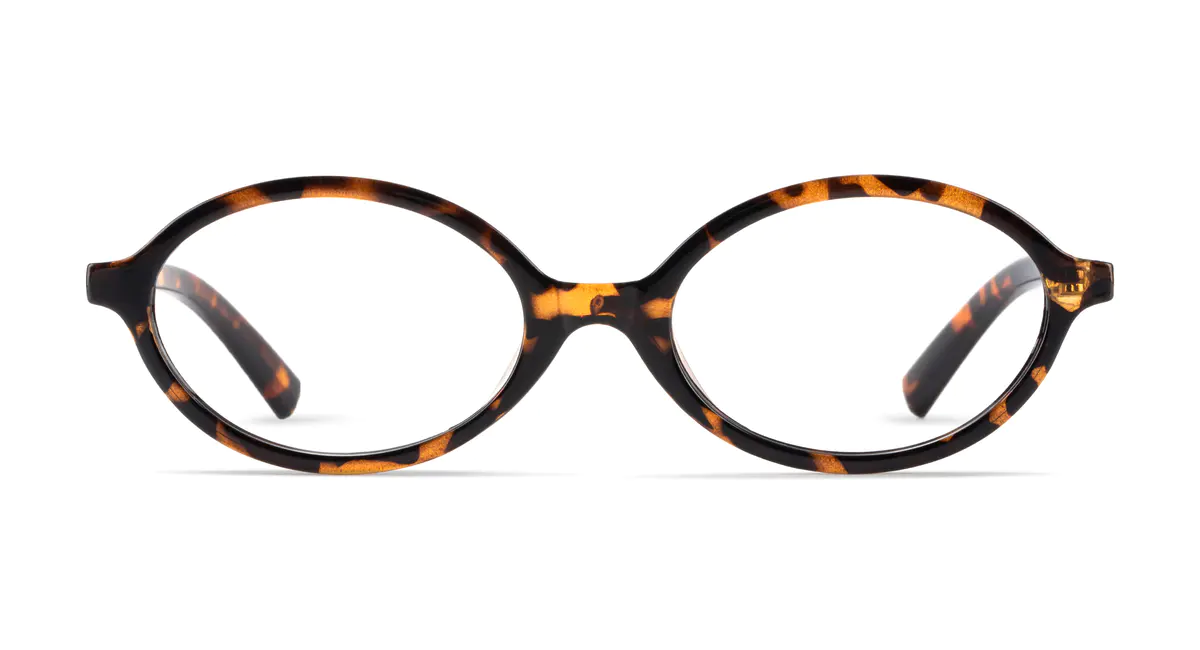 Oval Tortoiseshell Eyeglasses