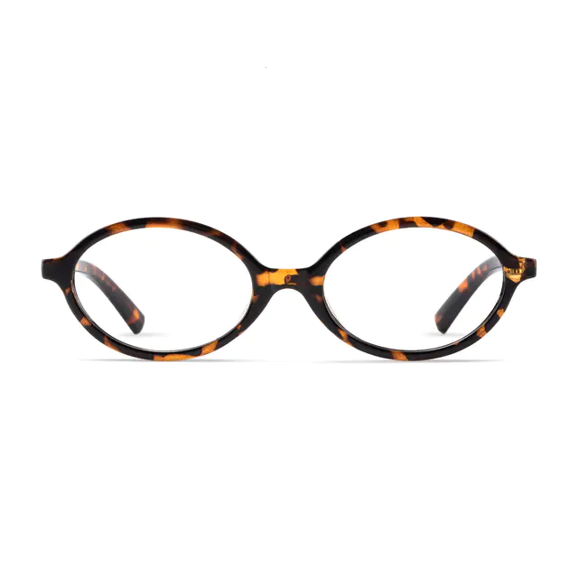 Oval Tortoiseshell Eyeglasses