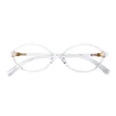 Oval Clear Eyeglasses