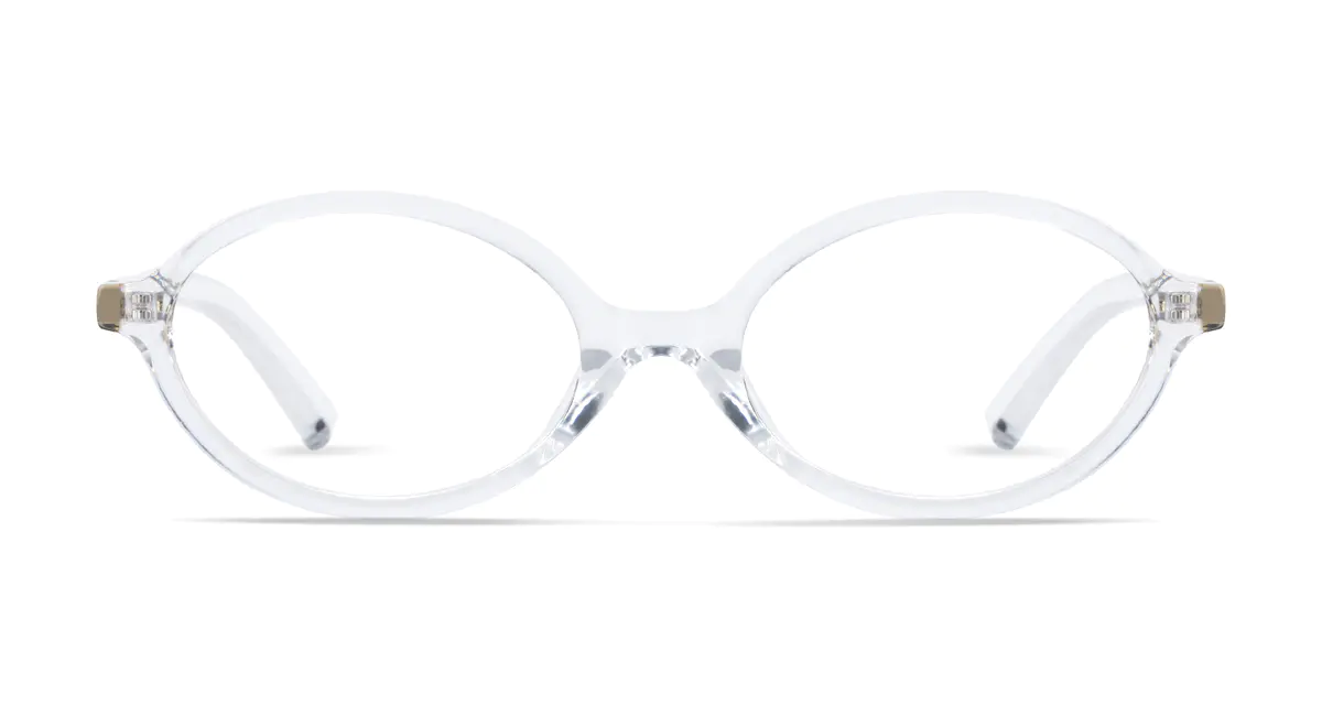 Oval Clear Eyeglasses