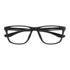 Rectangle Black Sport Eyeglasses