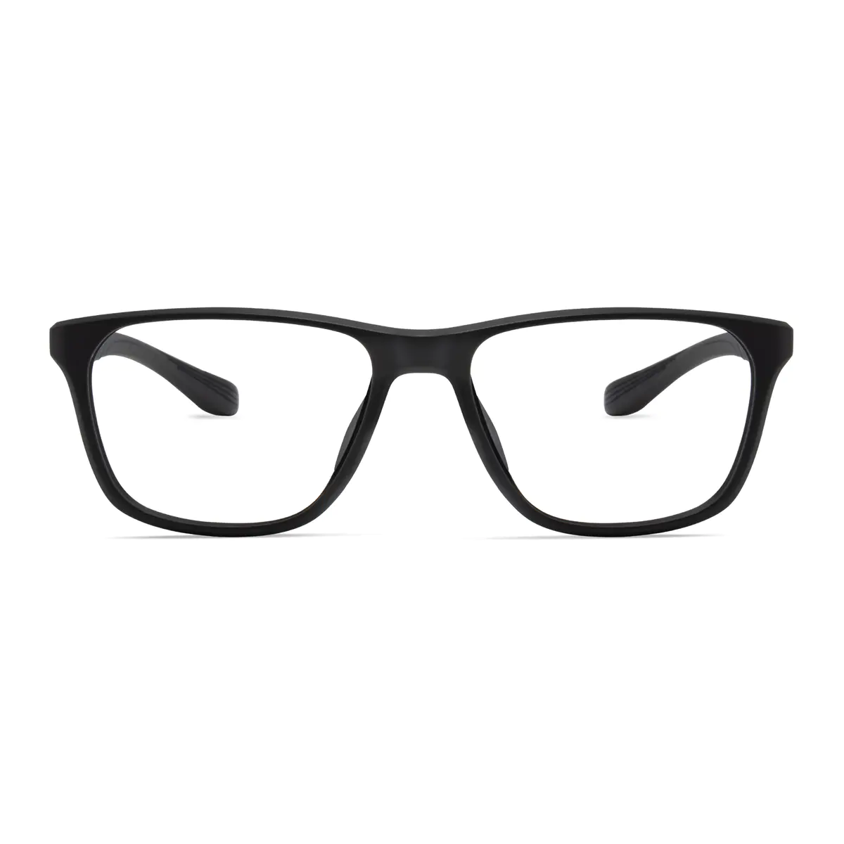 Rectangle Black Sport Eyeglasses