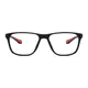 Rectangle Black/Wine Sport Eyeglasses