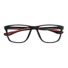 Rectangle Black/Wine Sport Eyeglasses
