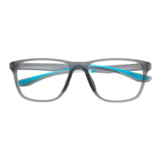 Rectangle Transparent Gray/Blue Sport Eyeglasses
