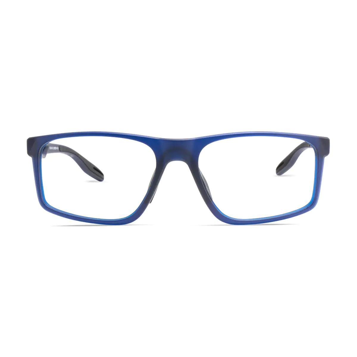 Rectangle Blue Sport Eyeglasses