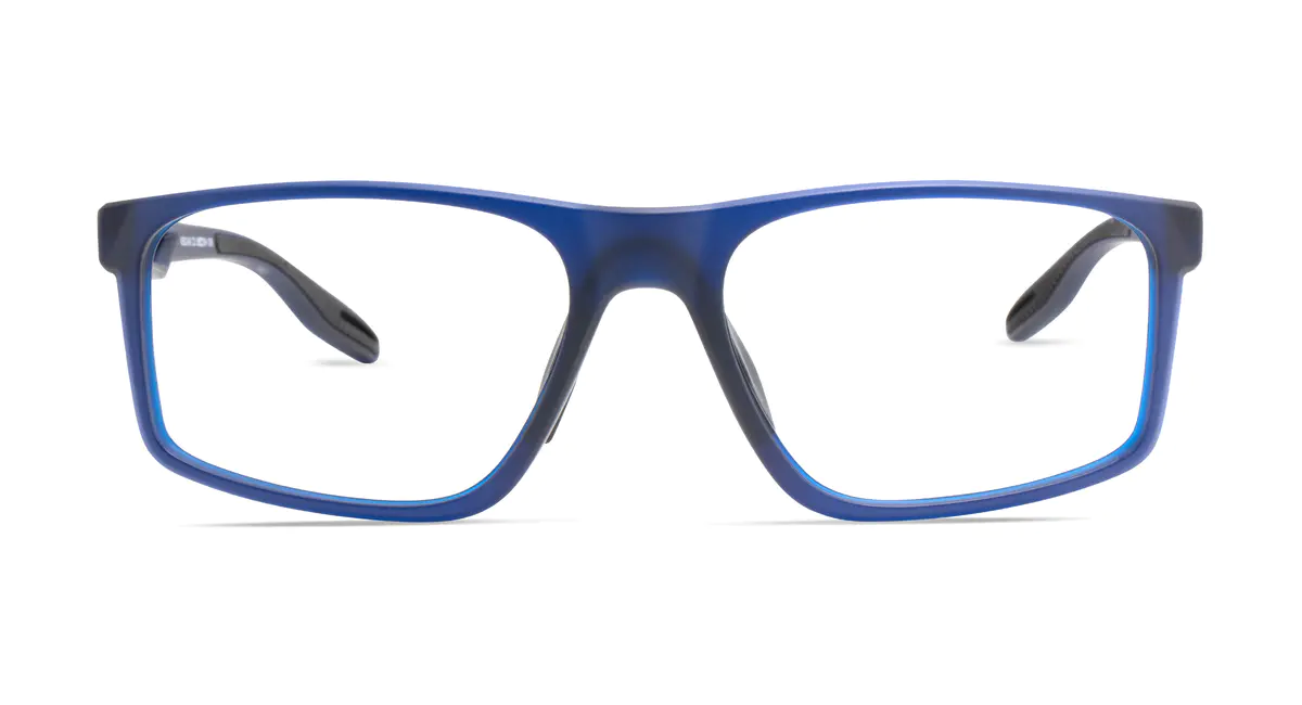 Rectangle Blue Sport Eyeglasses