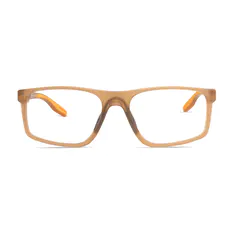 Rectangle Brown Sport Eyeglasses