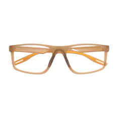 Rectangle Brown Sport Eyeglasses