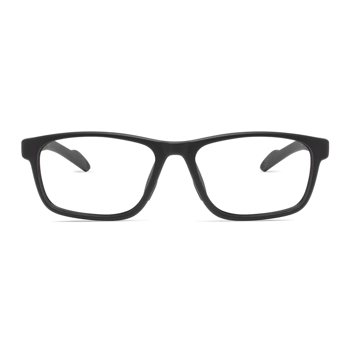 Rectangle Black Sport Eyeglasses
