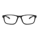 Rectangle Black Sport Eyeglasses