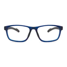 Rectangle Blue/Black Sport Eyeglasses