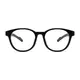 Oval Black Sport Eyeglasses