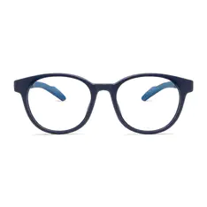 Oval Blue Sport Eyeglasses