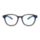 Oval Blue Sport Eyeglasses