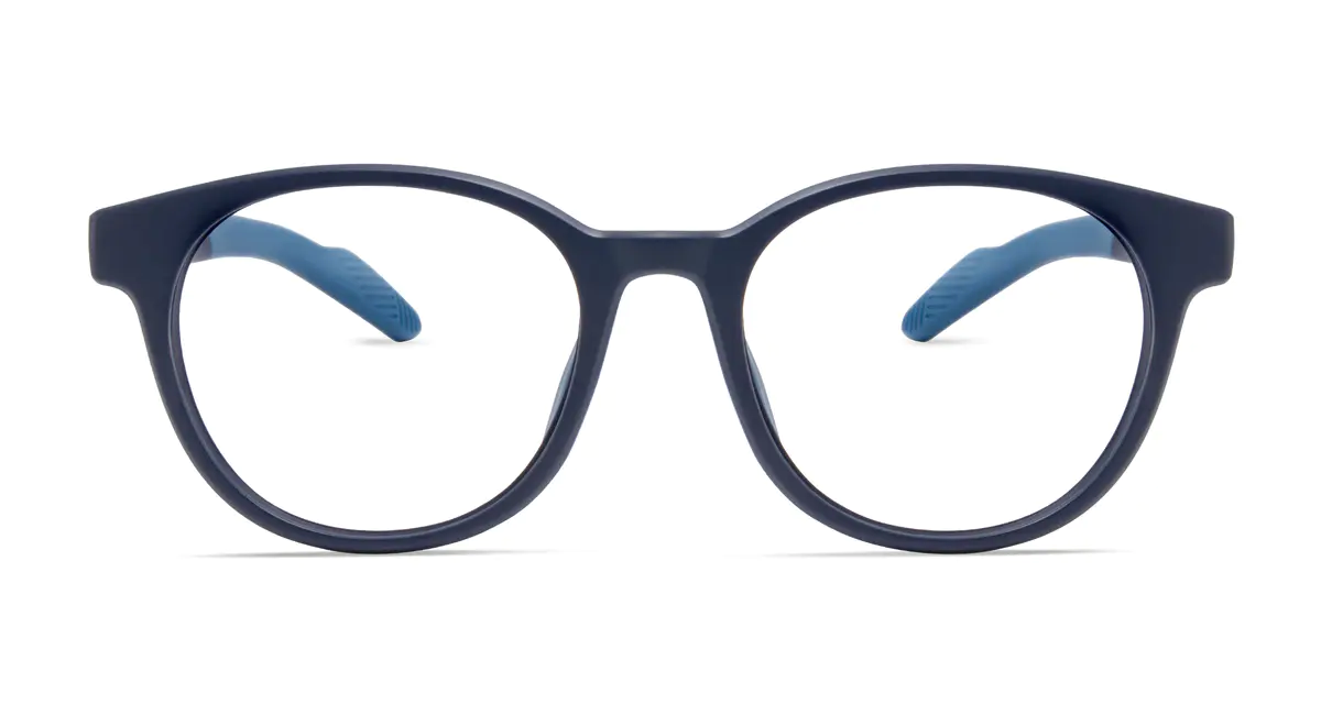 Oval Blue Sport Eyeglasses