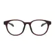 Oval Brown Sport Eyeglasses
