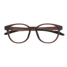 Oval Brown Sport Eyeglasses